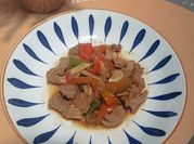 Gambar tumis daging paprika