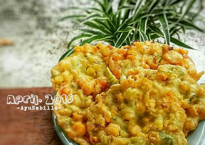 Resep Bakwan jagung kriuk ala manado 🌽🌽🌽, Lezat Sekali