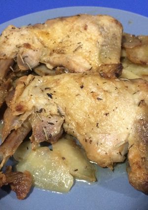 Una foto de Pollo asado súper fácil
