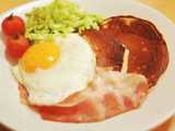 bacon egg pancakes