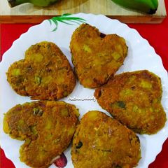 Raw(Green) Banana Cutlet A picture of Raw(Green) Banana Cutlet.