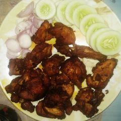 A picture of Sour butter chicken.
