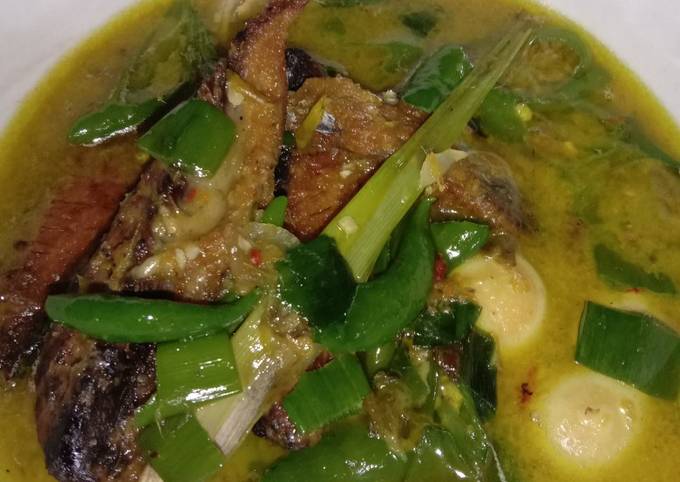 Tongkol cabe ijo telur puyuh