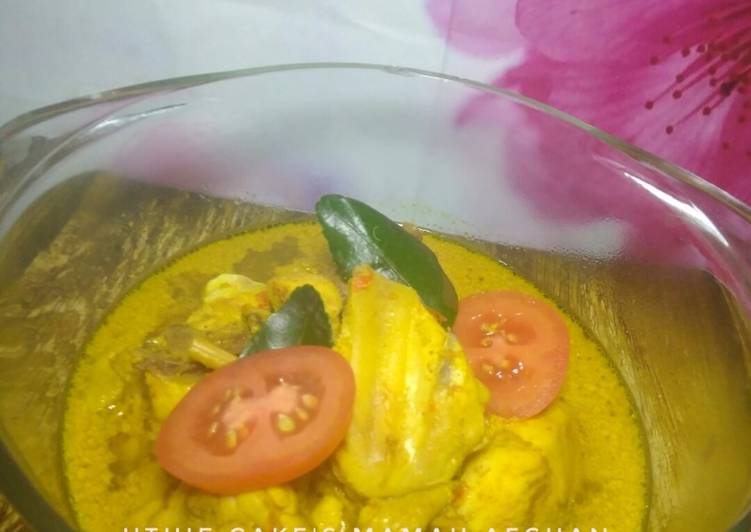 Resep kari ayam kuning menggunakan presure cooking