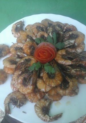 A picture of Fried prawns.