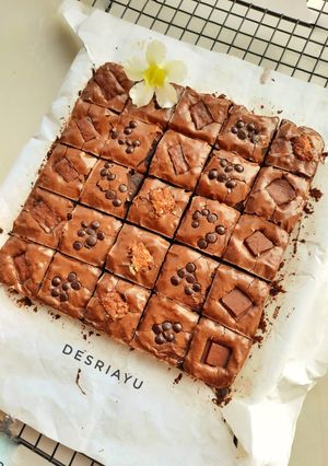 Foto resep Brownies Shiny Crust