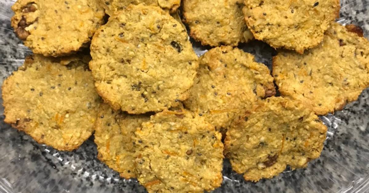 Galletas de avena, sin harina ni azúcar! Receta de Anita Heredia- Cookpad