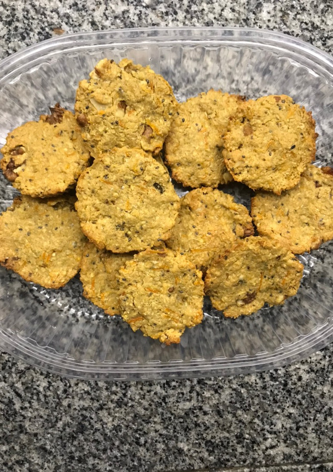 Una foto de Galletas de avena, sin harina ni azúcar!