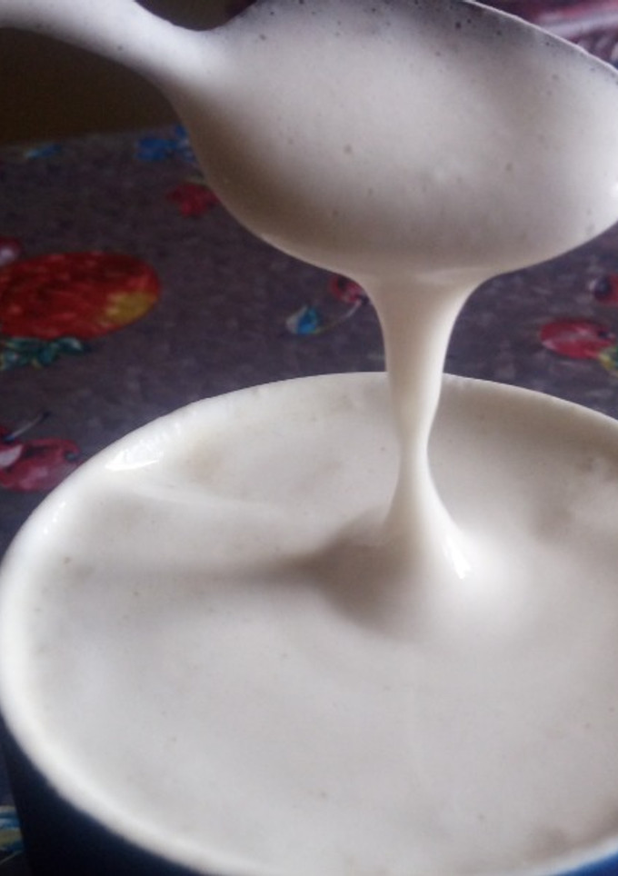 Una foto de Licuado de banana con coco