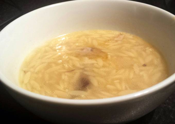 Pigeon and Pasta Soup