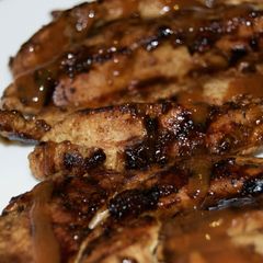 A picture of Pan Grilled Barbeque Chicken.