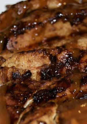 A picture of Pan Grilled Barbeque Chicken.