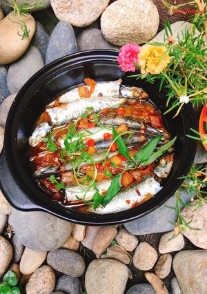 Hình của món Cá Nục Kho Tóp Mỡ.