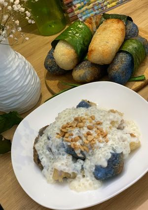 Hình của món Chuối nếp nướng cốt dừa 🍌 🥥.