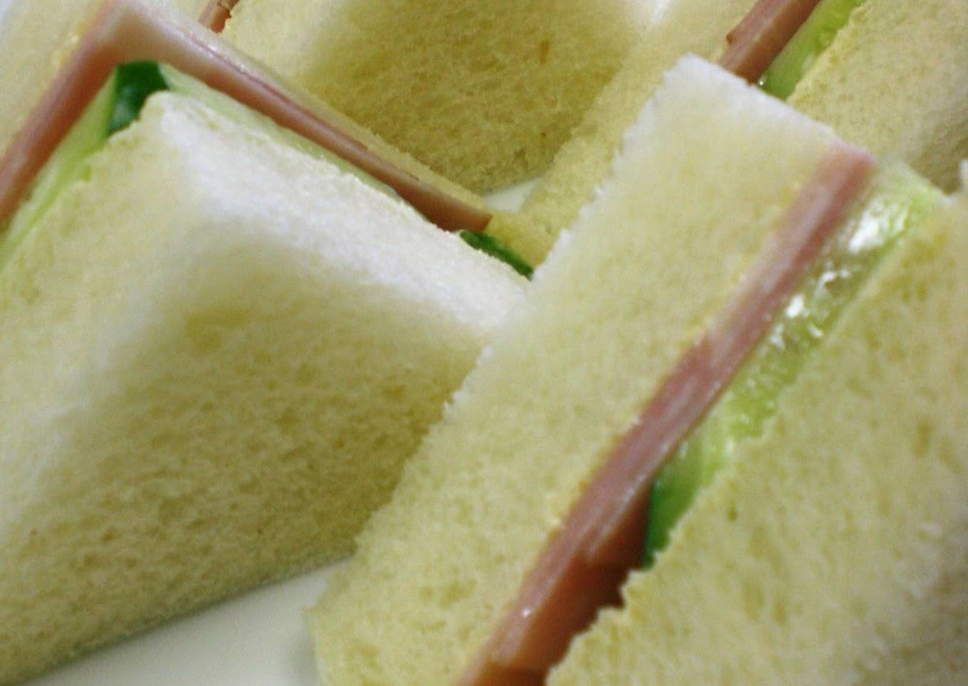 Tastes Just Like The Cafe Ham and Cucumber Sandwich