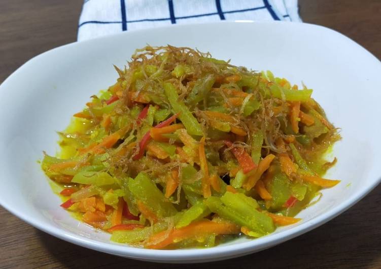 Cara mengolah Tumis kuning labu siam Anti Gagal