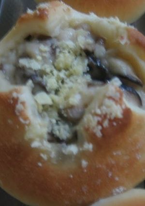 A picture of Mushroom Gratin Bread.