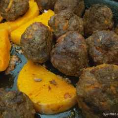 Una foto de Albóndigas Horneadas, Carne y Zanahoria