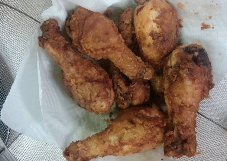 Recipe of Homemade Southern Fried chicken with Ranch Dressing