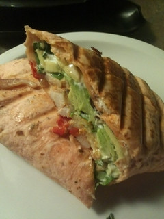 A picture of Grilled Sweet Thai Chili Chicken Wraps.