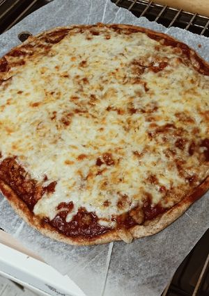 Una foto de Pizza Barbacoa integral 100% casera