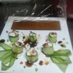 A picture of Stuffed cucumber.