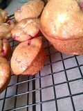 Strawberry banana mini muffins