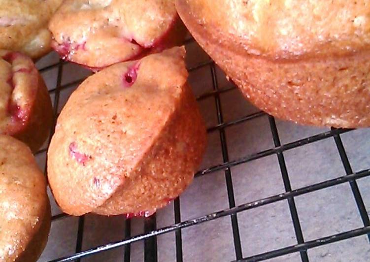 Recipe of Super Quick Homemade Strawberry banana mini muffins