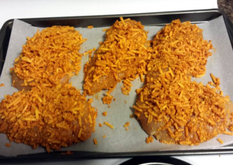 How to Make Recipe of Doritos Cheddar Baked Chicken