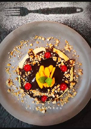A picture of Chocolate Butterscotch Pudding.