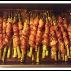 A picture of Bacon-Wrapped Asparagus.