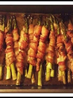A picture of Bacon-Wrapped Asparagus.