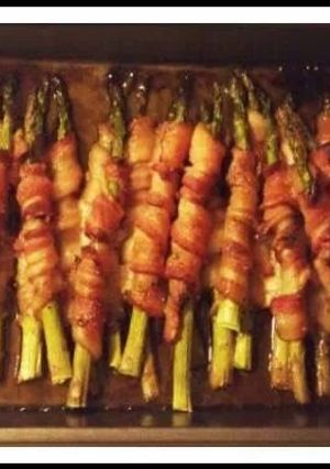 A picture of Bacon-Wrapped Asparagus.