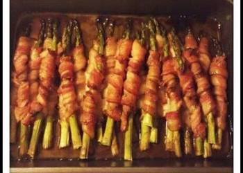 The New Way Serving Recipe BaconWrapped Asparagus Delicious