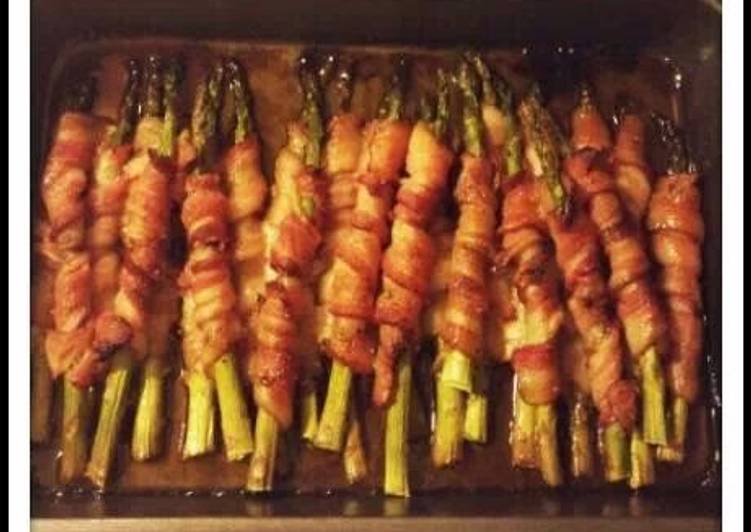 Recipe: Tasty Bacon-Wrapped Asparagus