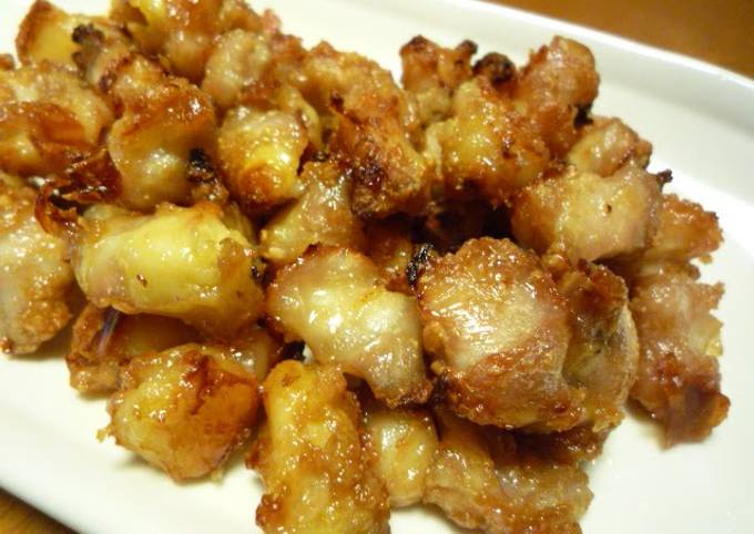 Microwave Chicken Cartilage Karaage