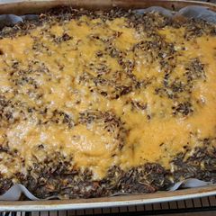 A picture of Potato Kugel (pareve) Adapted From California Kosher Cookbook 20.