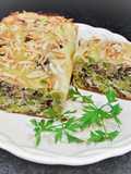 Terrina de guisantes con hojas de remolacha para llevar