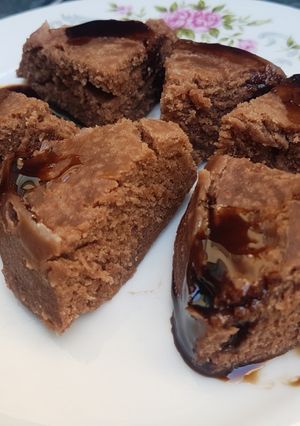 Una foto de Pastel de chocolate vegano