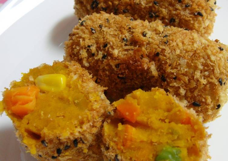 Recipe of Ultimate Baked Kabocha Squash Croquettes