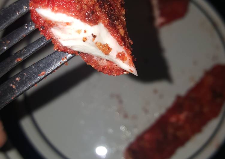 Recipe of Quick Hot cheeto mozzarella sticks (CheezOs)