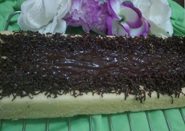 Cake Susu toping Coklat