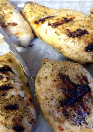 A picture of Grilled French Italian Chicken Breast.