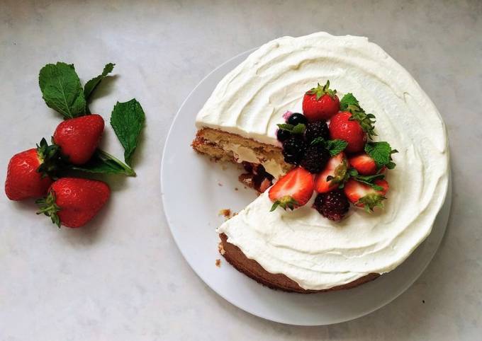 Steps to Make Super Quick Homemade Victoria sponge cake