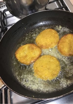Una foto de Tortillas de plátanos « verdes »