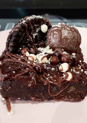 Una foto de Brownie de nocilla