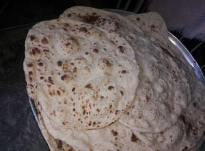 صورة لوصفة الخبز العراقي