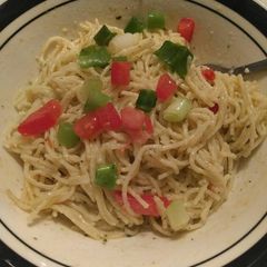 A picture of Jenny's Easy Creamy Pesto Capellini.