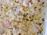 Receta de arroz aliñado con maíz