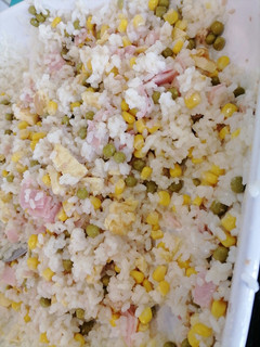 Una foto de Receta de arroz aliñado con maíz